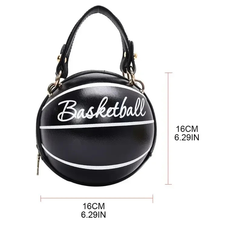 PU Basketball Womens Bag Network Red Football Bag Personalized Fun Pink Basketball Bag Ins Versatile Chain Shoulder Bag 241023