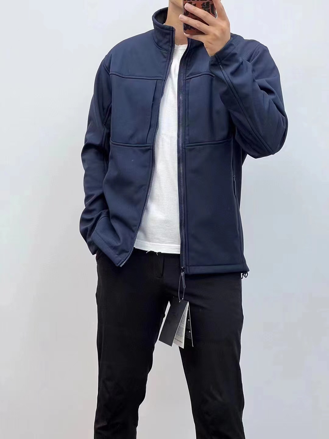 Men's Jackets Warm Down Parka Jacket High Collar Casual Street Fashion North Winter long sleeve t shirt men winter jackets fall fashion sweater