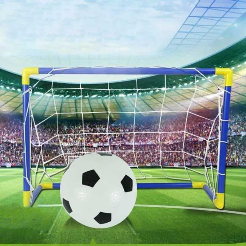 Outdoor Children Toy Football Goal Toy Set DIY Assbd Football Goal Soccer Ball Shooting Game Kid Birthday Gift Indoor PlayXJ241023