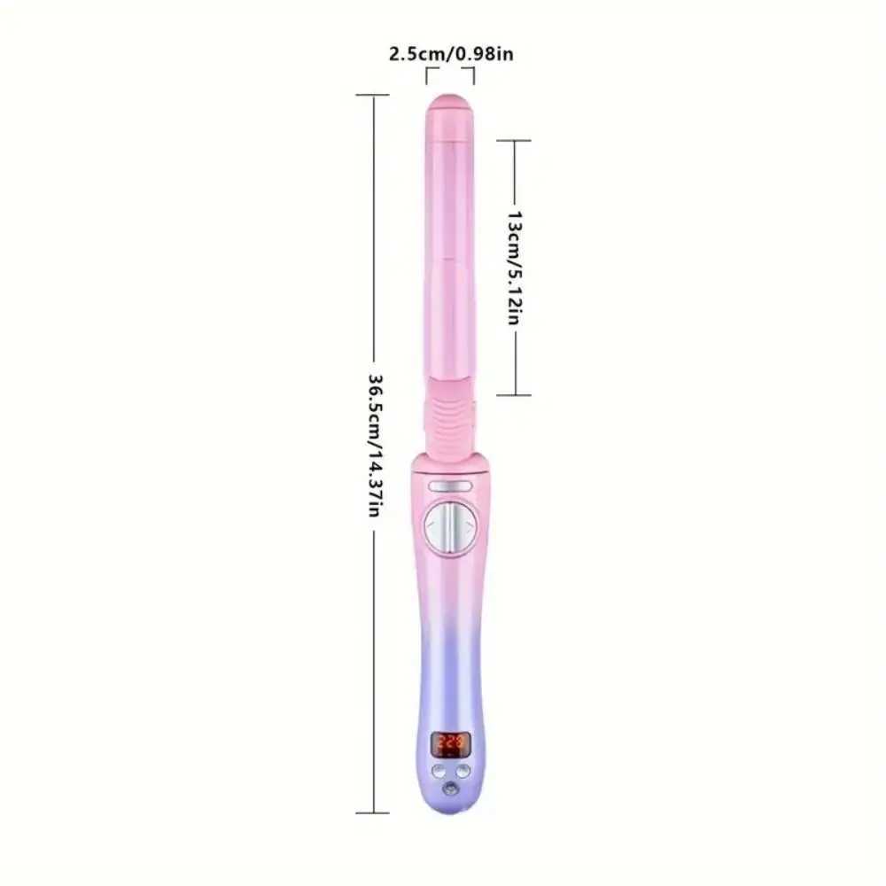 New Arrival Gradient electric curling iron for inward curling large wave electric curling iron for fast heating 360 automatic rotation Z241022