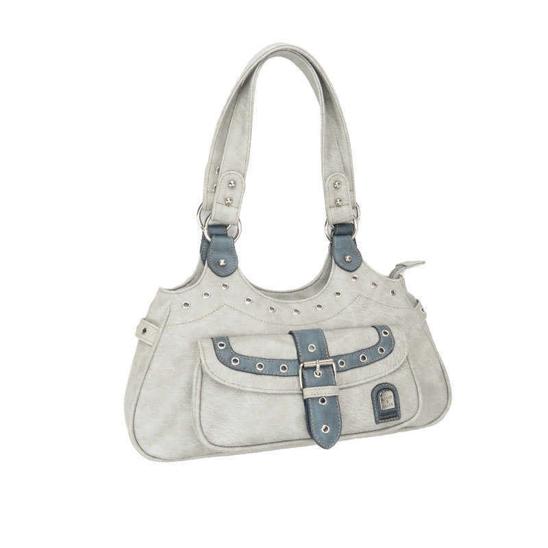 Single shoulder crossbody handbag women fashion trend blue white tote bag for girls 241015