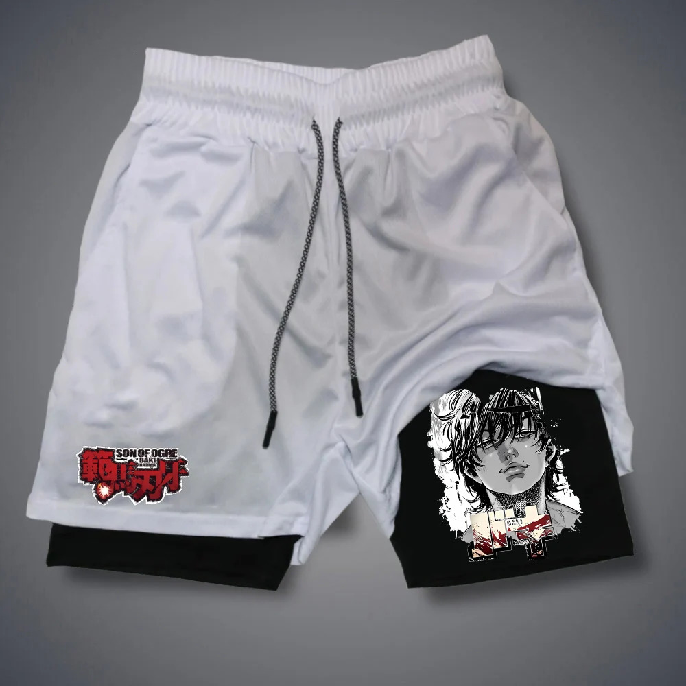 Shorts Summer Double-deck 2 In 1 Short Pants Gym Jogging Pant Quick Dry Running Shorts Joggers Type Pant