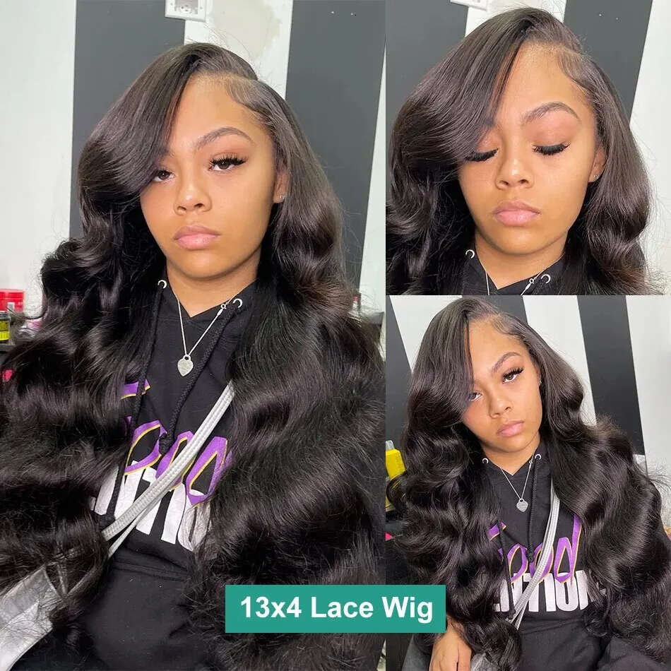 13x6 HD Body Front Human Hair 180% Brazilian Water Wave 13x4 Lace Frontal 5x5 Glueless Wig Ready To Wear