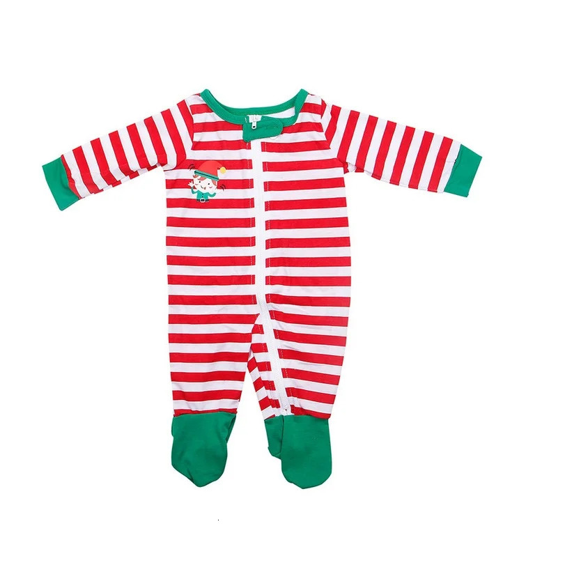Christmas Match Family Pajama Set Family Christmas Costume Party with Santa Claus Adult Children Pjs Baby Panties Pajamas 241022