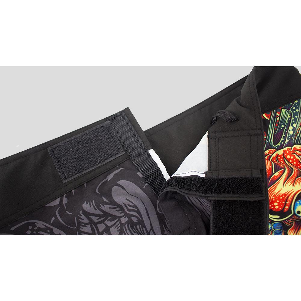 SUOTF Dragon Breathable Fighting MMA Shorts Grappling Sanda Muay Thai Clothing Kick Boxing Training Short Tiger Muay Thai mma