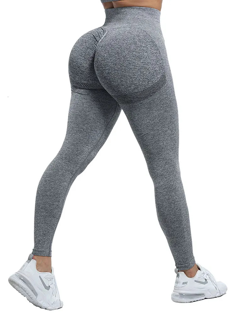 Sexy Women Leggings Bubble Butt Push Up Fitness Legging Slim High Waist Leggins Mujer Seamless 241022