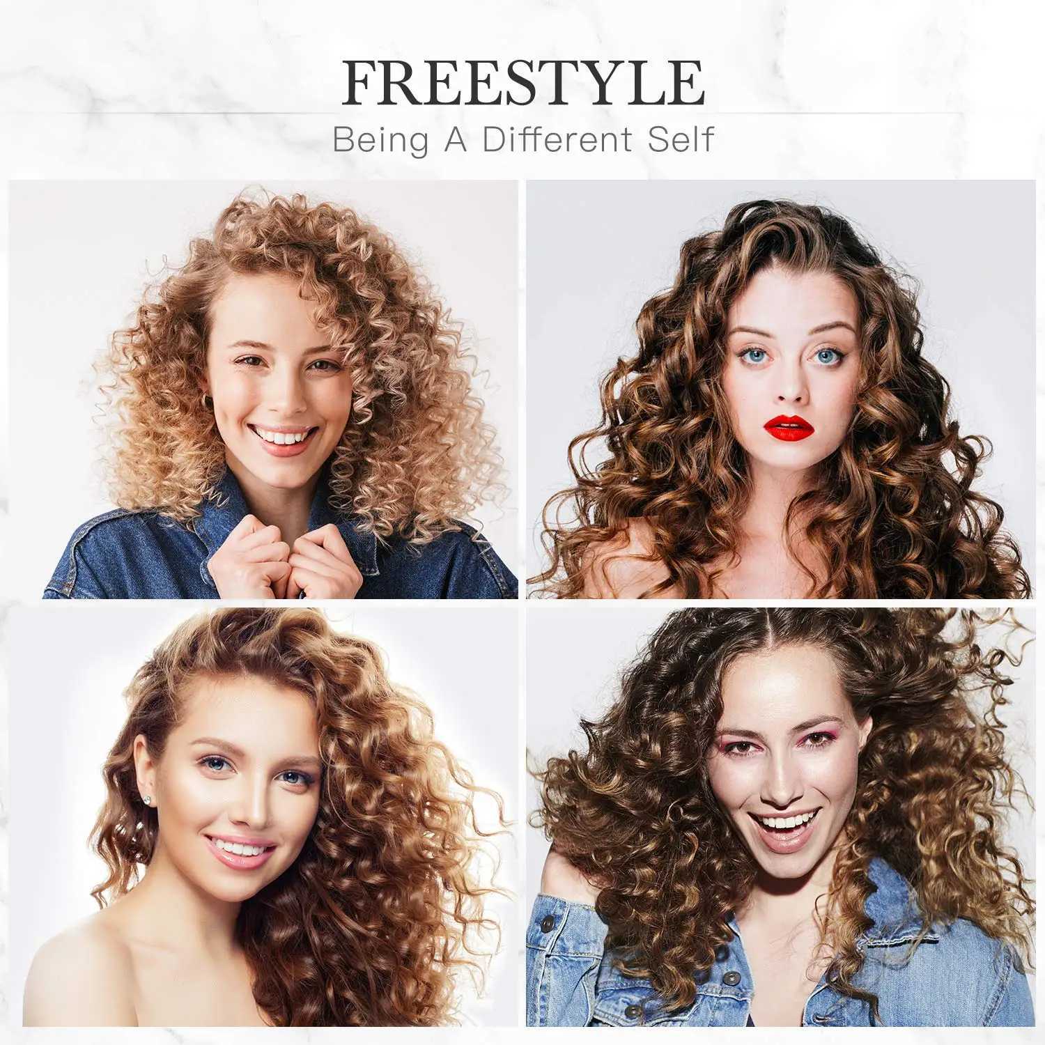 New Arrival KIPOZI thin curling iron 9mm small curling iron used for short and long hair ceramic bucket curling iron beauty hairstyles Z241022