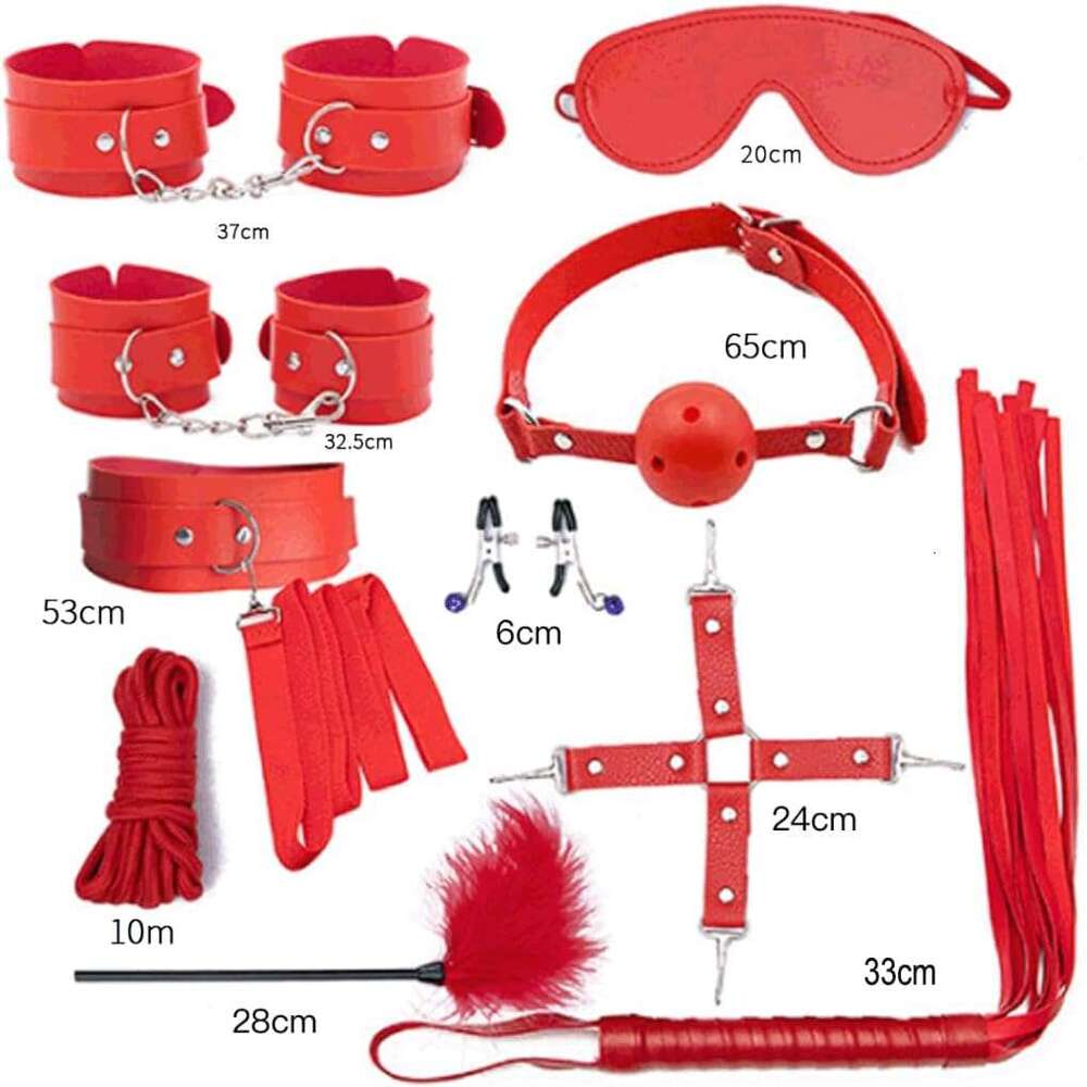 32Pcs SM Bondage Restraint Vibrator Silicone Anal Plug Dildo Sex Toys for Butt plug2 Color