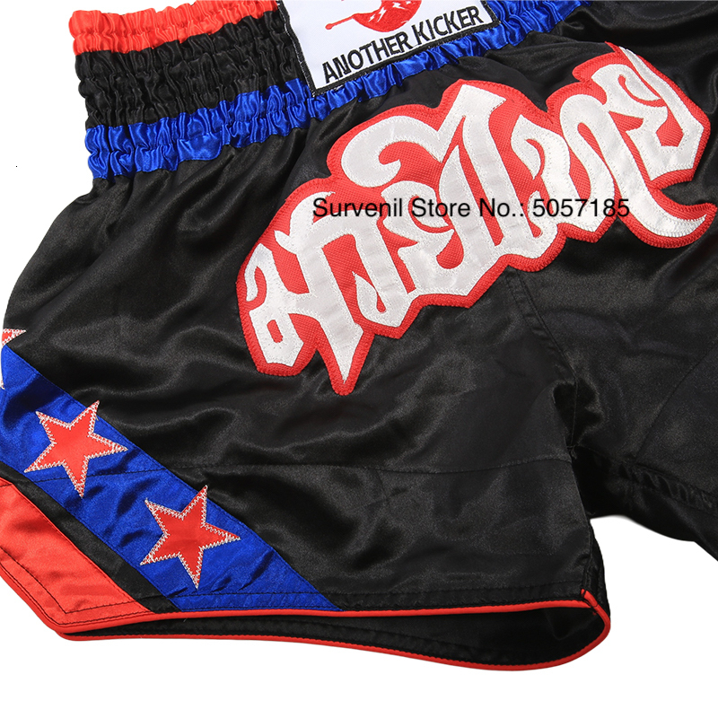 Muay Thai Shorts Stylish Kick Boxing Shorts Men Women Kids Boy Girl Vintage Comfortable MMA Thaiboxing Kickboxing Athletic Pants
