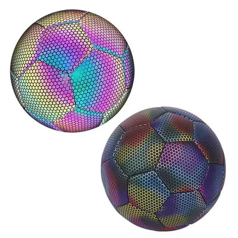 Glow In Dark Football Luminous Soccer Balls Night Glowing Rctive Footballs Outdoor Light Up Gifts For BoyXJ241023