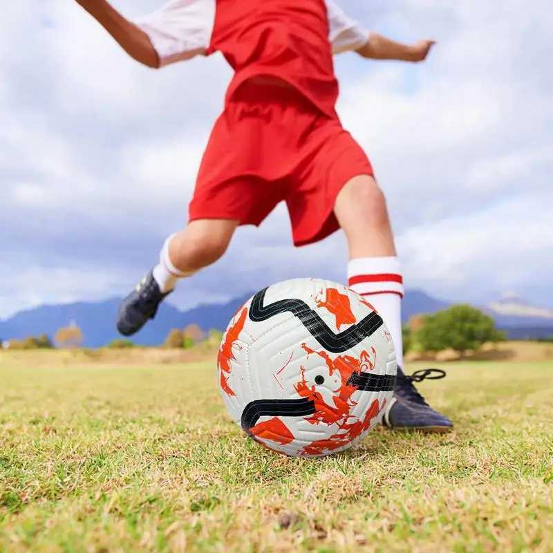 Soccer Ball Size 5 Size 5 Official Size Soccer Soft Cover Sports Soccer Ball For Birthday Festival School Sports Game TeensXJ241023