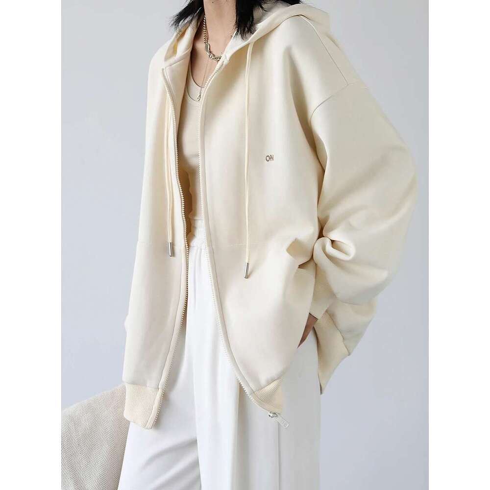 CHIC VEN Women Sweatshirts Casual Loose Letter Embroidery Hoodies Sweater Female Jacket Ladies Coat Sports Spring Autumn 2022