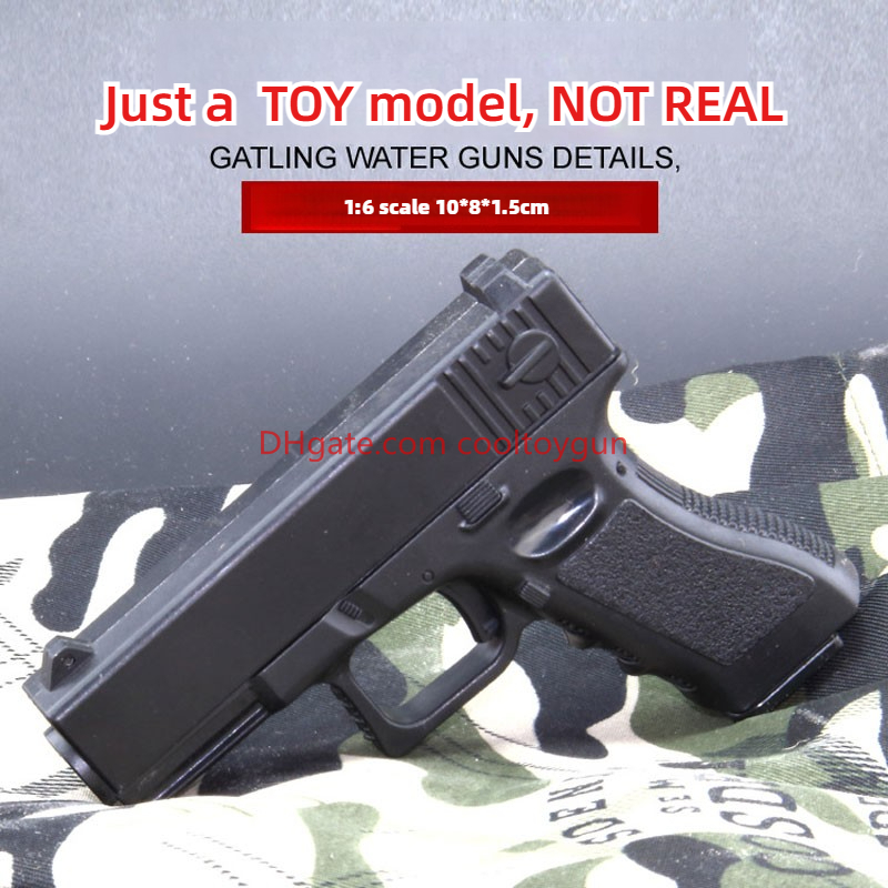 1:6 Mini Alloy Revolver Toy Gun Model Desert Eagle Colt Pistol MP7 Model For Adults Kids Collection Birthday Gifts