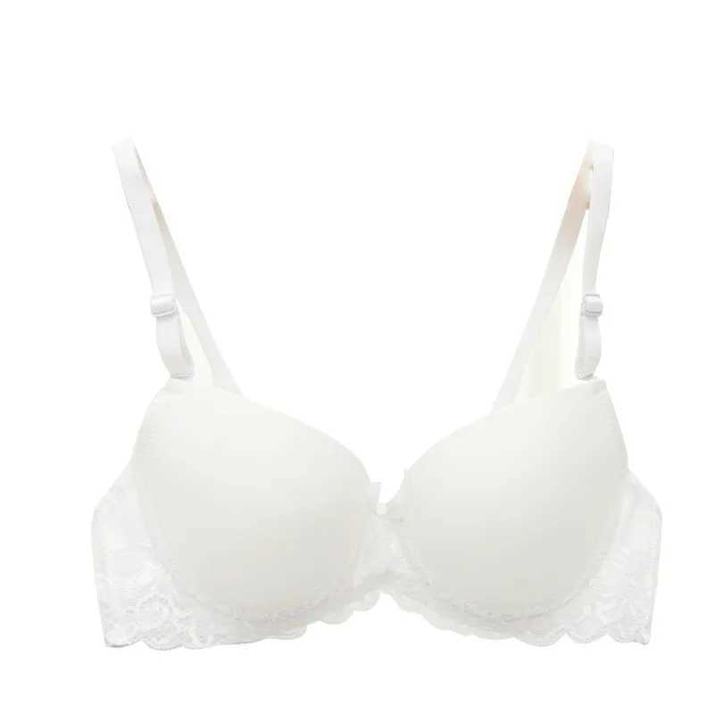2017 New Women Sexy Lace Seamless 3/4 Cup Push Up Bra Adjustable Girls port Bra Size 34A-36BX241022