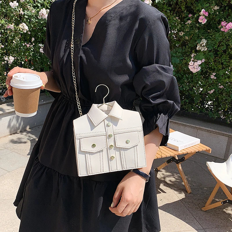 jacket shoulder bag womens high-quality PU cross body bag cute wallet and handbag er chain cross body bag 241023