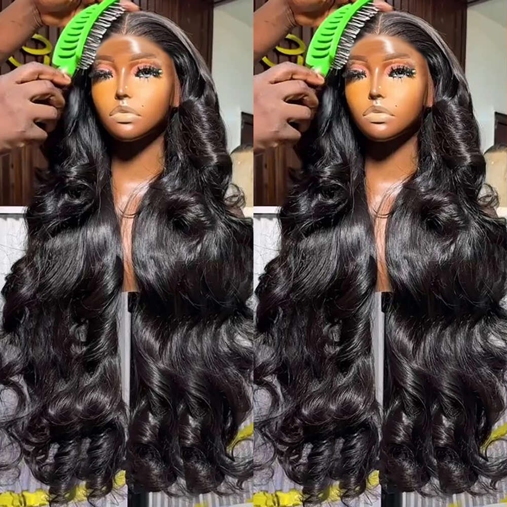 300% High Density 30inch Hd Lace Wig 13x6 Human Hair Body Wave Lace Frontal Wig 13x4 Wear and Go Glueless Human Hair For Women