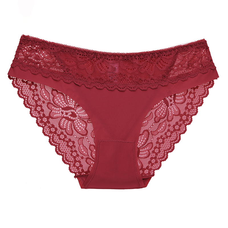 2025 New Designer Women s fashion Lace Sexy Underwear Comfortable Soft Decorative Edge Breathable Low Waist
