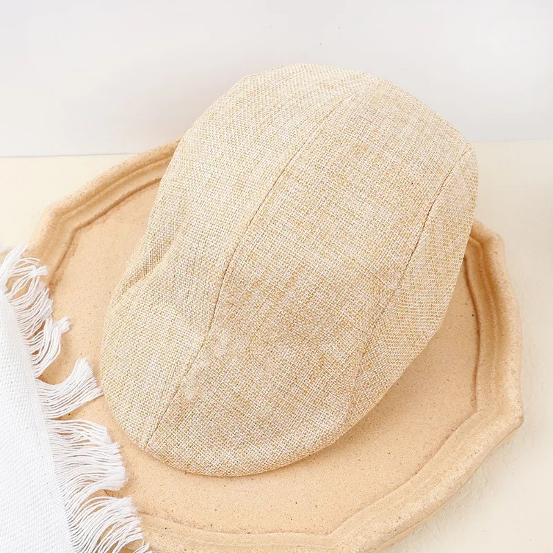 Men Spring and Summer Berets British Style Beret Hat Retro England Hats Male Fashion ed Painter Caps for Dad 241010
