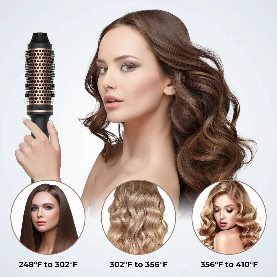 Hot roll 3-in-1 ion multifunctional hair styling tool brush female curling iron M241022