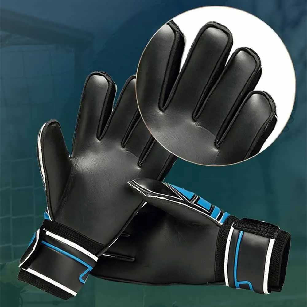 Finger Protection Goalie Gloves Non-Slip Colorful Latex Soccer Gloves Wear-Resistant PU Football Goalkeeper GlovesXJ241023