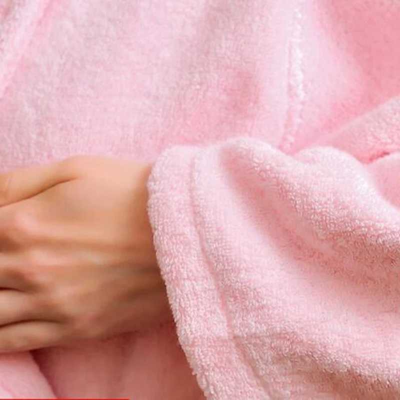 Winter Thick Lover Bathroom Mens Soft and Warm Winter Kimono Bathrobe Wool Towel Kimono Couple Dress White Bridesmaid W241023