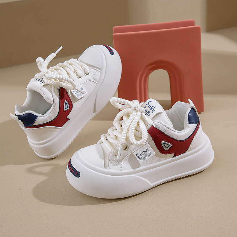 Little White Women's Autumn New Edition Ins Female Students Leisure Sports Versatile Board Shoes Street Shot