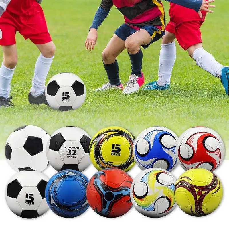 Kids Soccer Balls Kids Training Football Outdoor Playing PVC Football Machine-stitched School Competition Soccer Balls For KidsXJ241023