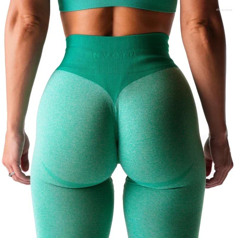 Active Pants Knockout Seamless Leggings Spandex Tights Women Soft Workout Fitness Outfits Yoga High Waisted Gym Wear