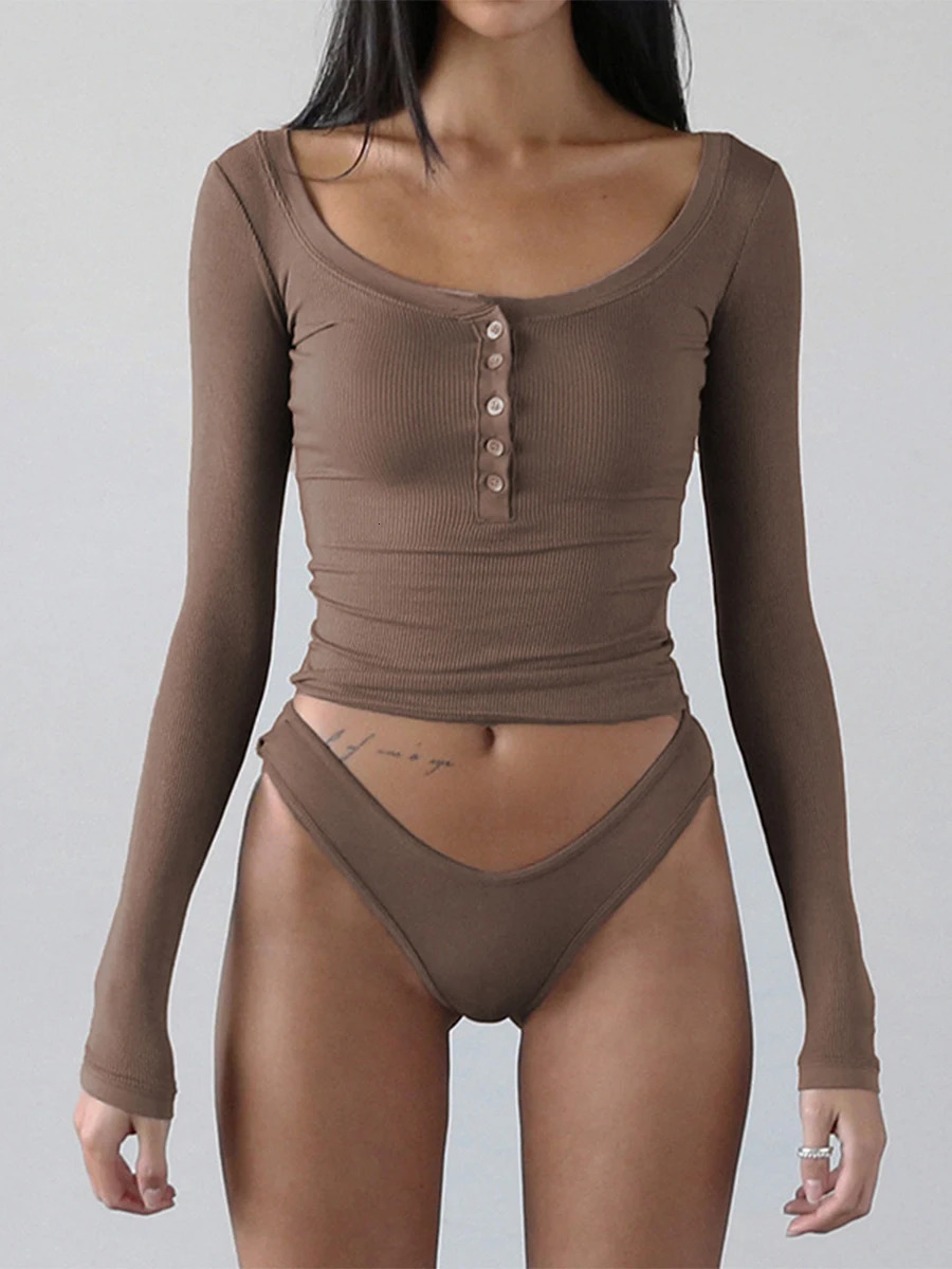 Women Y2 Square Neck Long Sleeve Shirt Sexy Slim Fit Ribbed Crop Top Fall Basic TShirt Fairy Grunge 90S Streetwear 241022