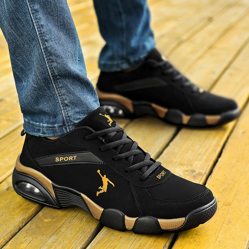 Men's Autumn Winter New Velvet Anti Slip Casual Basketball Shoes
