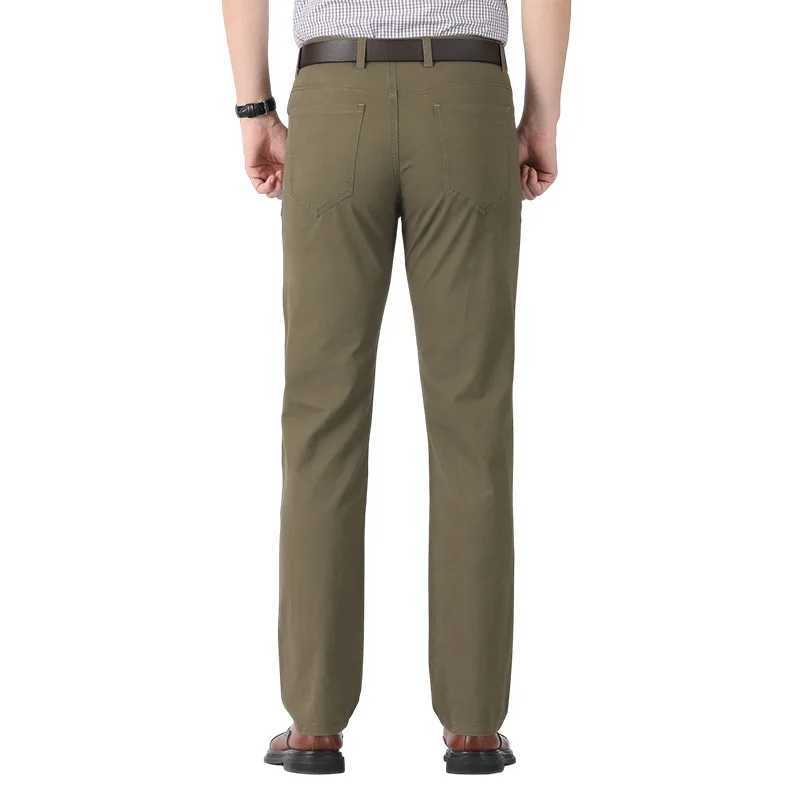 Dayton O Stretch Chinos Mens Suit Pants Cotton Casual Stretch Trousers Long Straight High Quality Dress Pants 40 42 44X241023