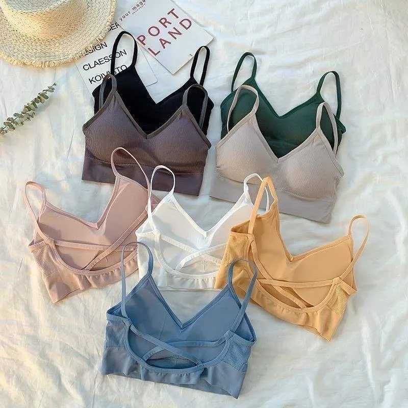 Sport Bras Women Cross Strap Beauty Back Underwear Sexy Push Up Running Yoga Fitness Sport Bra Top Breathable Quick Dry Gym TopX2410