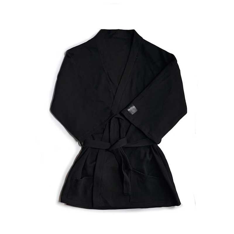 Mens Robe Bathrobe Kimono Cotton Roupao Masculino Casual Sleepwear Spwear Sexy Ropa De Dormir Underwear Solid Color Mens Clothing W241023