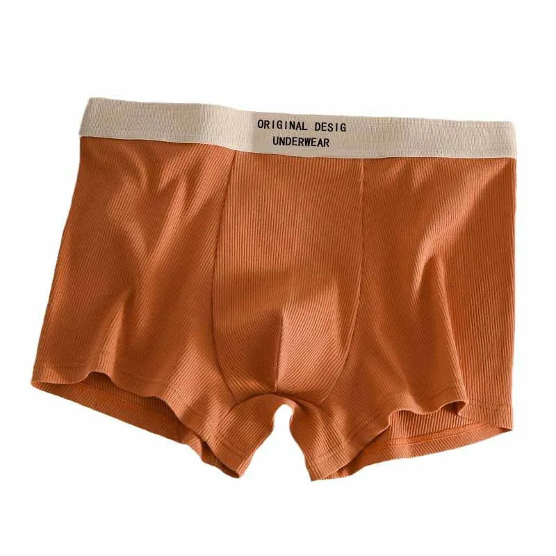 5 pieces of mens cotton underwear mens underwear boxing shorts breathable U-shaped transparent underwear mens underwear wholesale 241023