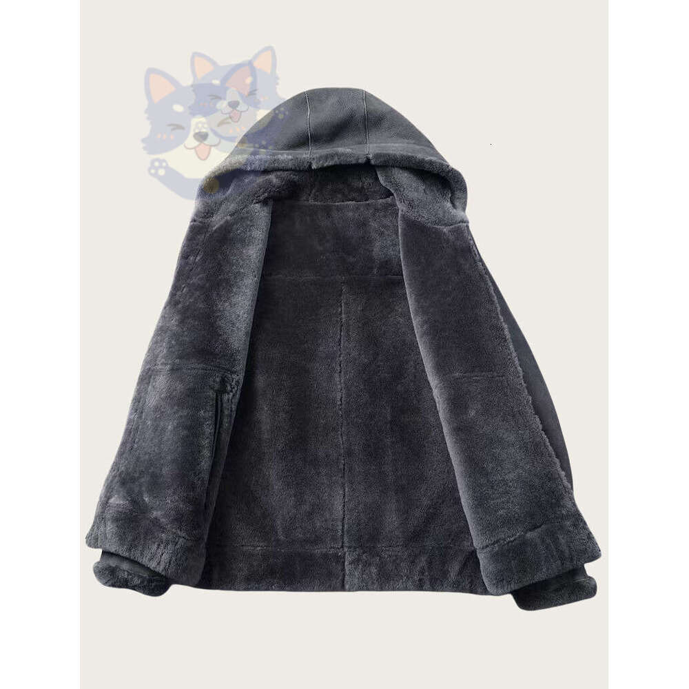 designer Merino wool Mens Jackets men's leather jacket Plush Faux Leather classic men Womens letter Coat Outerwear jacket for Couples hooded Wind