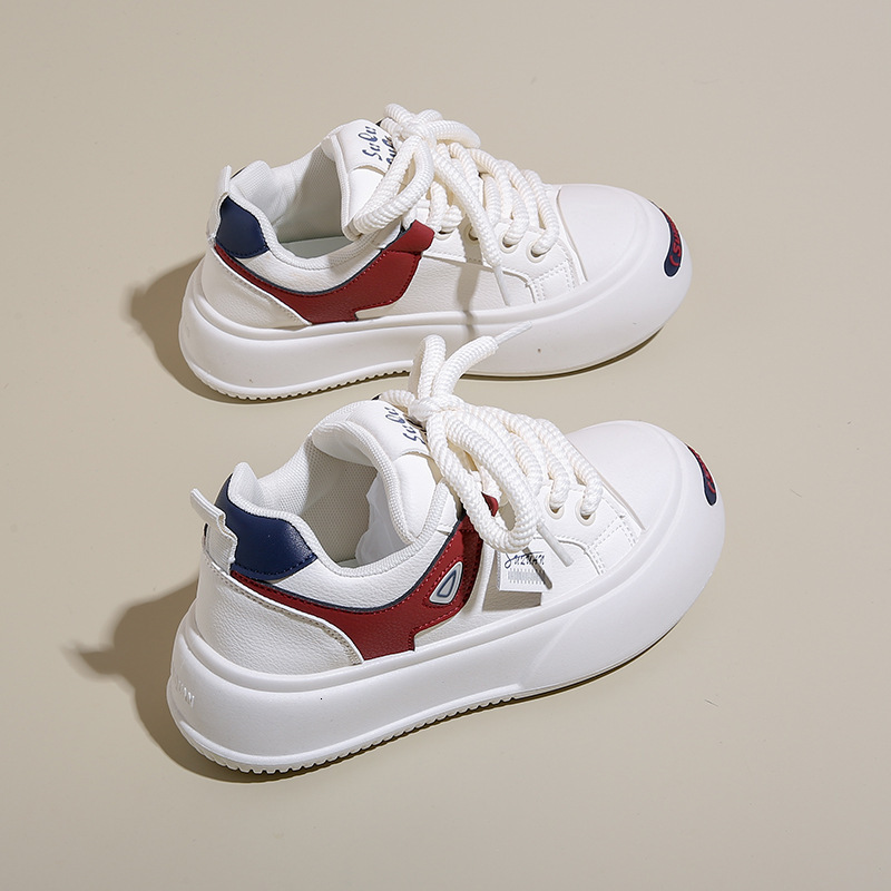 Little White Women's Autumn New Edition Ins Female Students Leisure Sports Versatile Board Shoes Street Shot