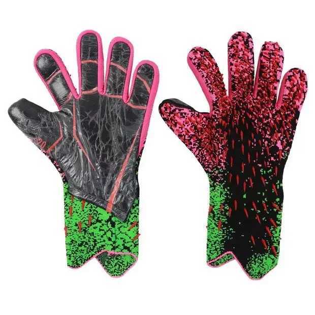 Goalie Gloves Latex Soccer Goalkeeper Gloves Anti-slip Thicken Football Goalie Gloves Finger Protection Soccer EquipmentXJ241023