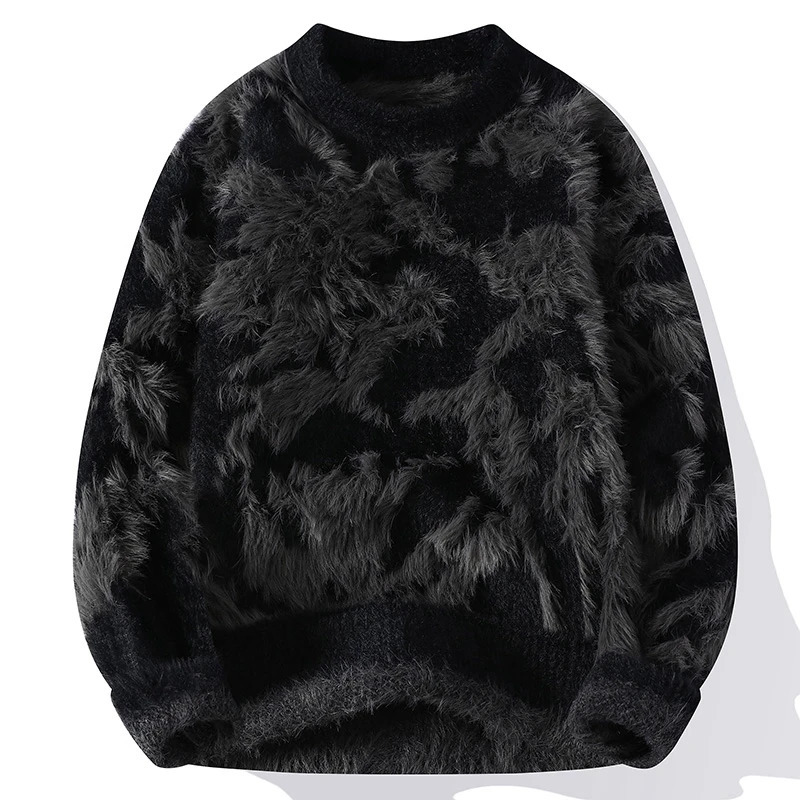 Fall Winter High End y Mink Cashmere Sweater Men n Mens Christmas Jumper Soft Warm Pull Homme S251110E6HK