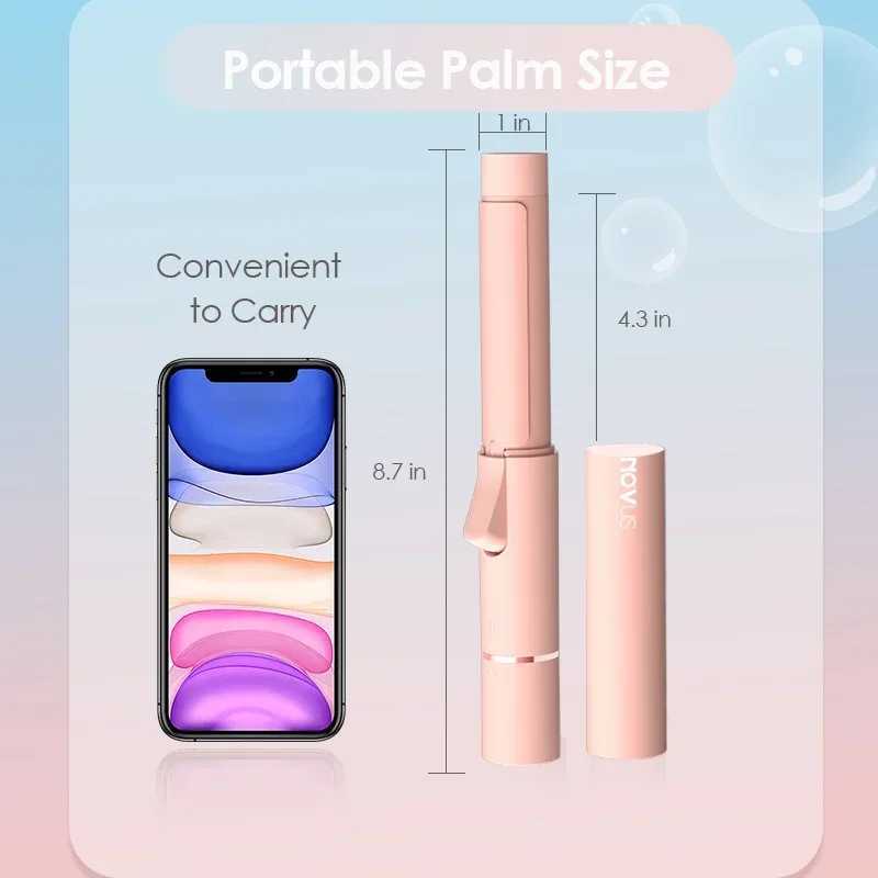 New Arrival NOVUS Curler 25MM Portable Electric Mini Curler Quick Small Ceramic Luni Curler Z241022