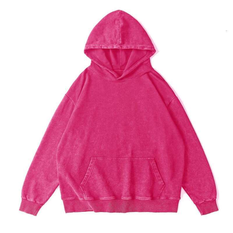 High end Cotton Oversize Distressed Men s and Women Hoodie Drop Shoulder Retro Fashion Brand Washed Loose Fahion Br Wahed Looe