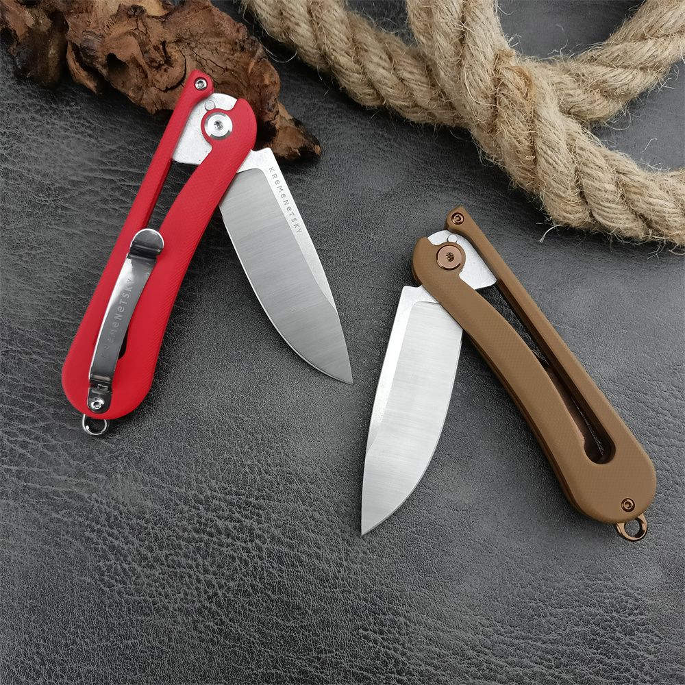 Portable Outdoor KREMENETSKY Multi-hunting Folding D2 S Blade High Quality G10 Handle Bushcraft Hunting Rescue Survival Pocket Knife 15535 3300 535 53