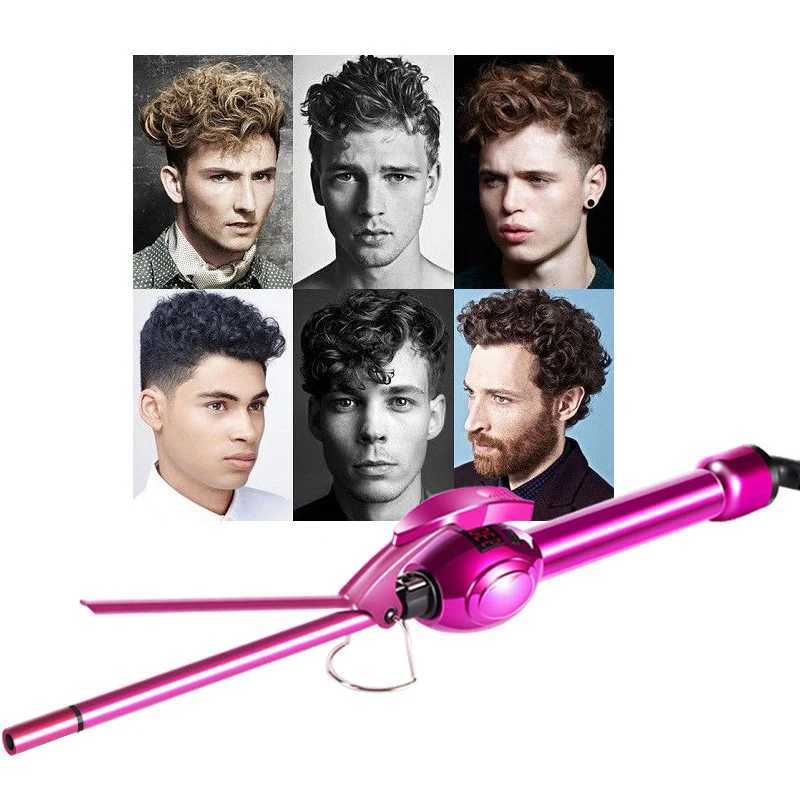 TOHUAN 9mm Curling Iron Rod Neutral Curler Ceramic Electric Stone Cone Shaper with LCD Display Styling Tool for Quick Curling M241022