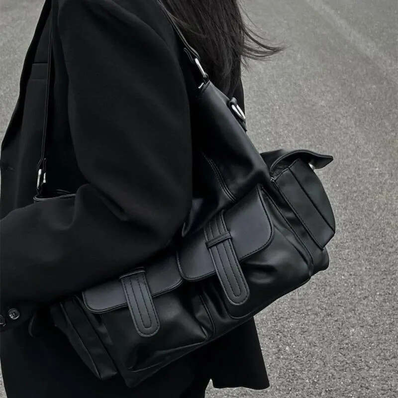 LITTLETON Capacity Large Hobo Female Handbag Shoulder Stylsih Tote Ladies Soft PU Leather Messenger Bags Women Shopper Bag
