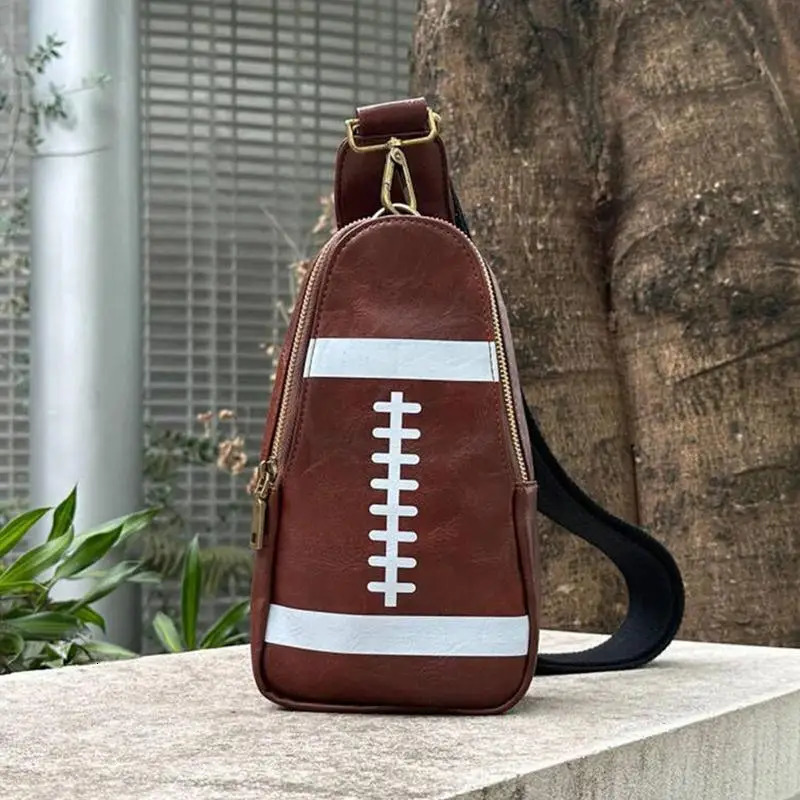 Crossbody Bag Sling Bag Retro Baseball Sports Hiking Day Bag Easy to Carry Adjustable Messenger Bag 241023