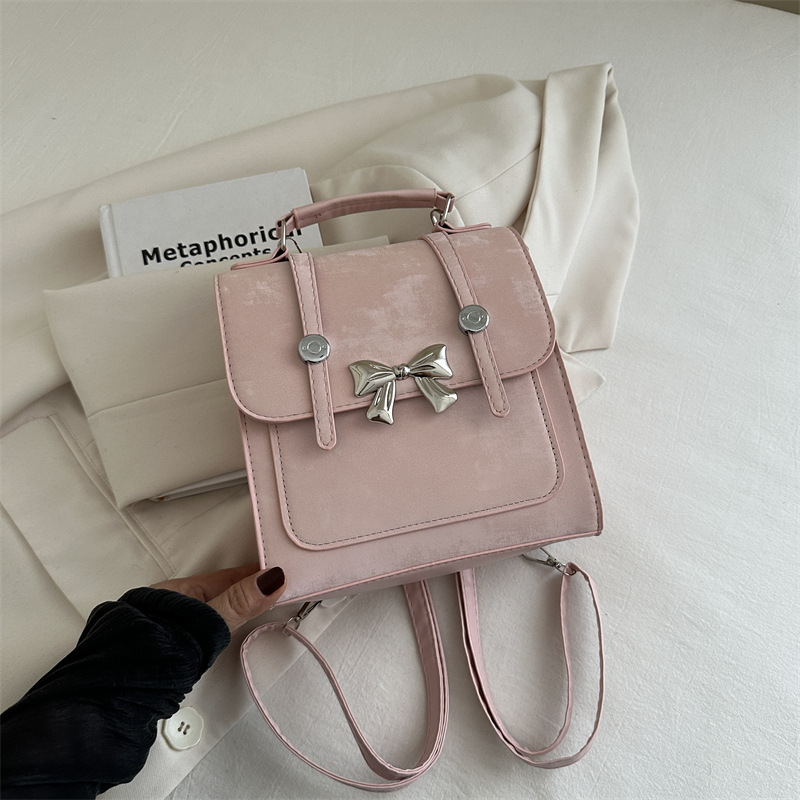 2025 Designer butterfly casual 3 2024 hand-held dual women's new niche design single shoulder crossbody small square bag free shipping