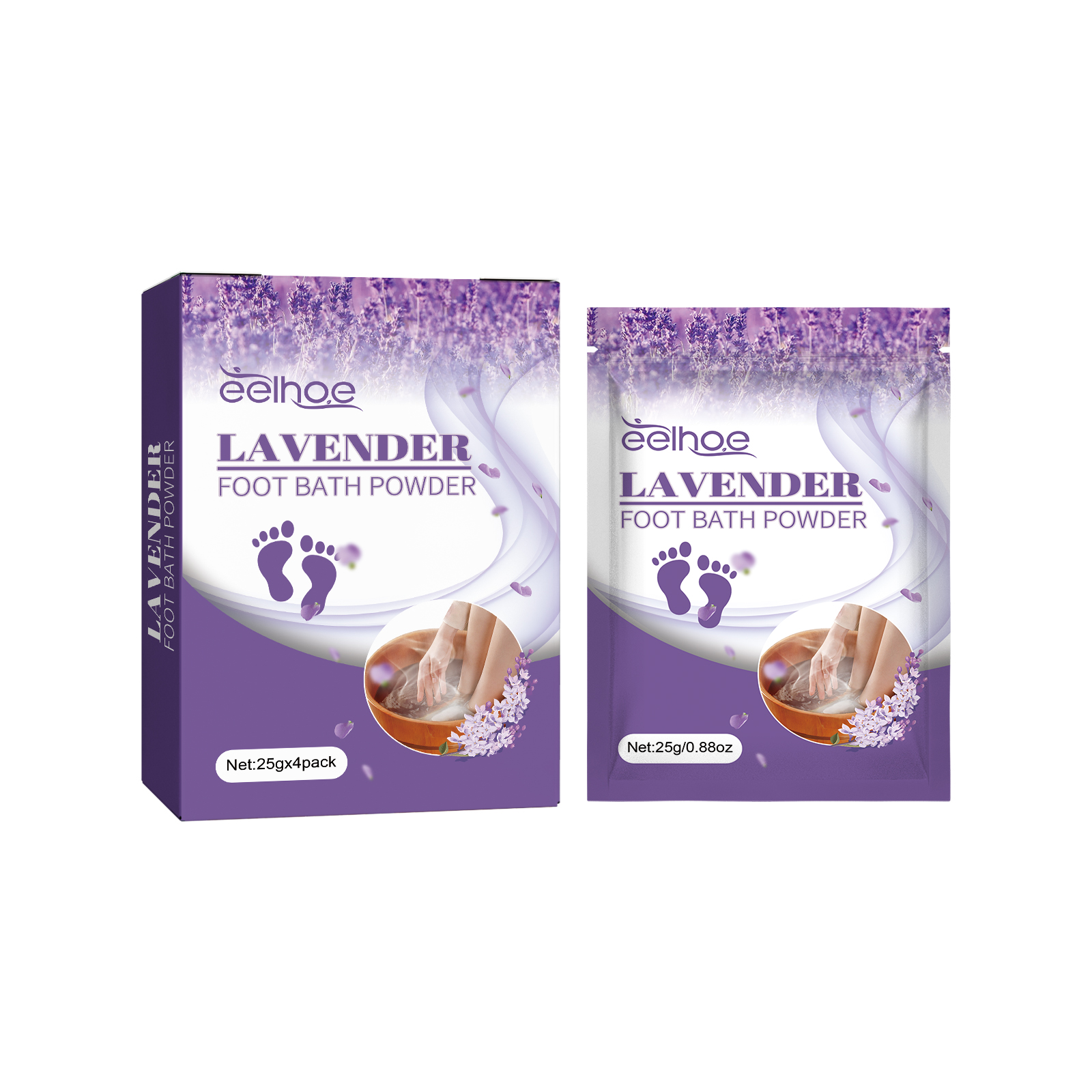 US Stock Deep Cleaning EELHOE Aromatherapy Foot Bath Salts Soothes Tired Feet & Promotes Healthy Circulation