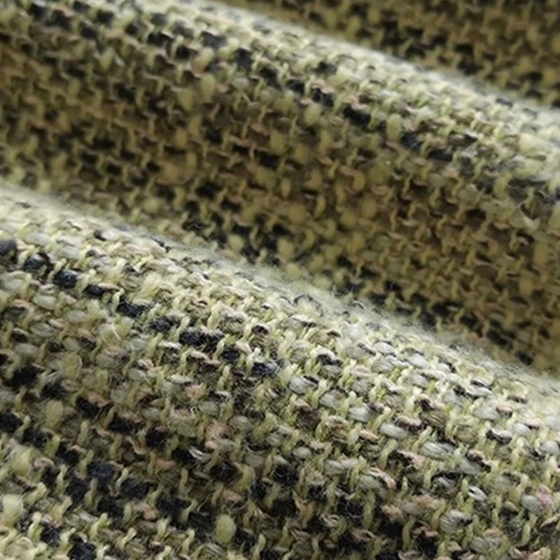 MEXZT Vintage Tweed Jackets Women Korean Tassel Patchwork Thick Warm Coats Elegant Loose Casual All Match Chic Outerwear Tops