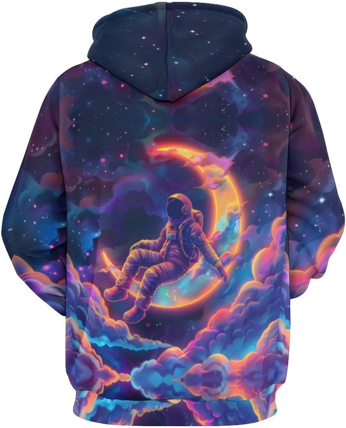 Hoodie for Mens Womens Unisex 3D Digital Print Sweatshirts Hooded Top Galaxy Pattern Pullover Hoodie Graphic Hip hop Warmth