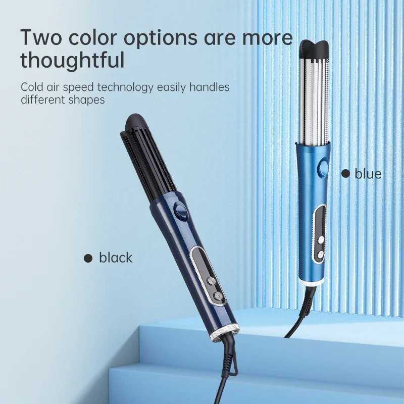 New Arrival 518-2 in 1 electric straightener curling iron flat iron negative ion straight curling iron plate corrugated hair care Z241022
