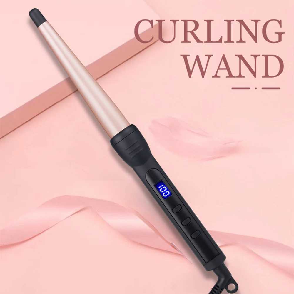 New Arrival Curler Ceramic Curler Iron Professional Curling Tool 1-1/2 inch Cone Electric Curler Quick Curler Z241022